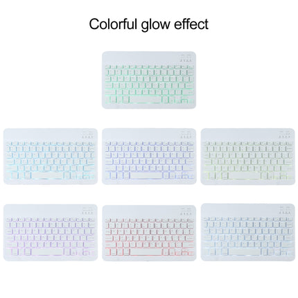 A500S Detachable Bluetooth Backlight Keyboard Ultrathin Horizontal Flip Leather Tablet Case with Holder for Samsung Galaxy Tab A7 10.4 (2020) T500 / T505