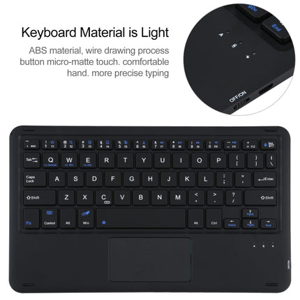 A500-A Detachable Bluetooth Keyboard Ultrathin Horizontal Flip Leather Tablet Case with Touchpad & Holder for Samsung Galaxy Tab A7 10.4 (2020) T500 / T505