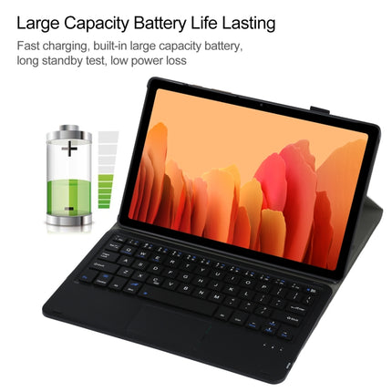 A500-A Detachable Bluetooth Keyboard Ultrathin Horizontal Flip Leather Tablet Case with Touchpad & Holder for Samsung Galaxy Tab A7 10.4 (2020) T500 / T505