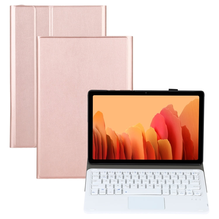 A500-A Detachable Bluetooth Keyboard Ultrathin Horizontal Flip Leather Tablet Case with Touchpad & Holder for Samsung Galaxy Tab A7 10.4 (2020) T500 / T505