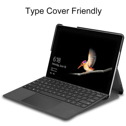 Retro Tower Pattern Colored Painted Horizontal Flip PU Leather Case for Microsoft Surface Go 10 inch, with Holder & Pen Slot