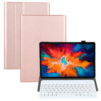 AM13 2 in 1 Removable Bluetooth Keyboard + Protective Leather Tablet Case with Holder for Lenovo Tab P11 Pro (TB-XJ706F)