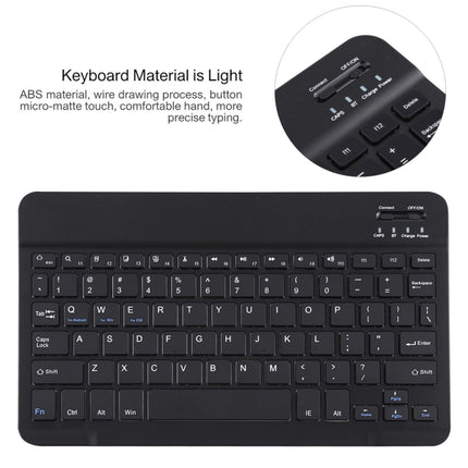 AM10 2 in 1 Removable Bluetooth Keyboard + Protective Leather Tablet Case with Holder for Lenovo M10 FHD Plus 10.3 inch