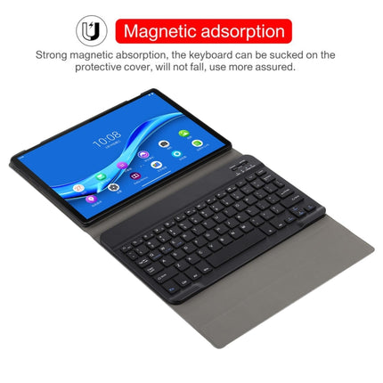 AM10 2 in 1 Removable Bluetooth Keyboard + Protective Leather Tablet Case with Holder for Lenovo M10 FHD Plus 10.3 inch