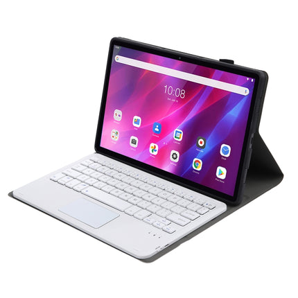AK10-A 2 in 1 Detachable Bluetooth Keyboard + Lambskin Texture TPU Protective Leather Tablet Case with Touchpad & Holder for Lenovo Qitian K10 TB-X6C6X