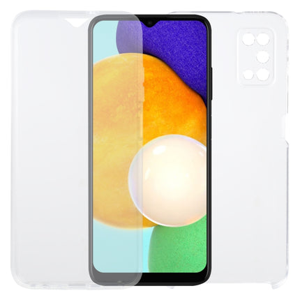 For Samsung Galaxy A03s PC+TPU Ultra-Thin Double-Sided All-Inclusive Transparent Case, For Samsung Galaxy A03s