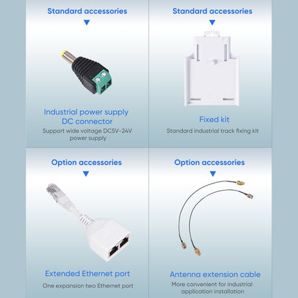 VONETS VAP11S-5G Mini Wireless Bridge 900Mbp WiFi Repeater with 2 Antennas & Fan