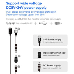VONETS VAP11S-5G Mini Wireless Bridge 900Mbp WiFi Repeater with 2 Antennas & Fan