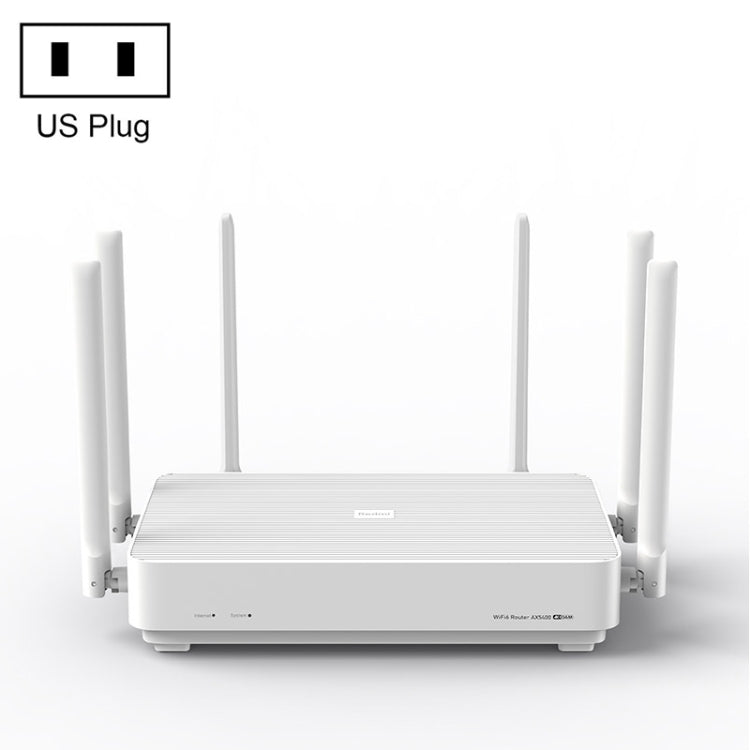 Original Xiaomi Redmi AX5400 WiFi 6 Router 160MHz 4K QAM, US Plug, AX5400