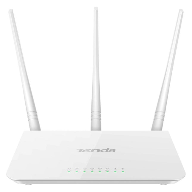 Tenda F3 Wireless 2.4GHz 300Mbps WiFi Router with 3*5dBi External Antennas