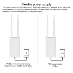 COMFAST CF-E5 300Mbps 4G Outdoor Waterproof Signal Amplifier Wireless Router Repeater WIFI Base Station with 2 Antennas, Asia Pacific Version, CF-E5, Asia Pacific Version