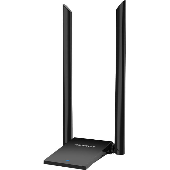 COMFAST CF-WU782ACV2 1300Mbps Dual-band Wifi USB Network Adapter with 2 Antennas, CF-WU782ACV2