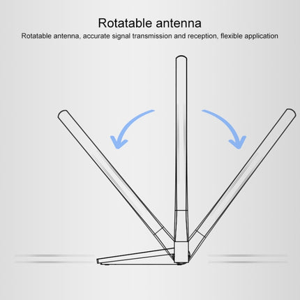COMFAST CF-WU782ACV2 1300Mbps Dual-band Wifi USB Network Adapter with 2 Antennas, CF-WU782ACV2