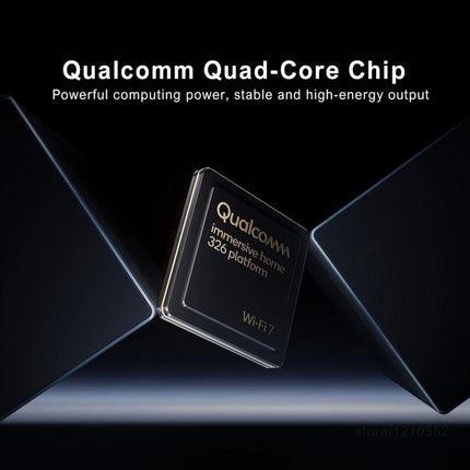 Xiaomi Router BE6500 WiFi 7 2.4GHz 5.0GHz Dual Band 4-Core 2.5G Port, US Plug