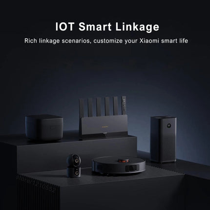 Xiaomi Router BE6500 WiFi 7 2.4GHz 5.0GHz Dual Band 4-Core 2.5G Port, US Plug