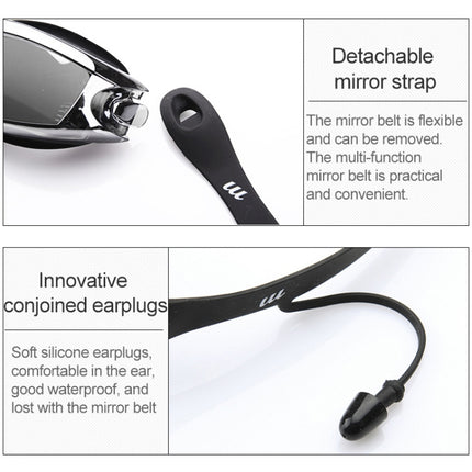 High-definition Waterproof Fogproof Swimming Goggles with Swimming Cap, Swimming Goggles with Cap (Black), Swimming Goggles with Cap (Black Plating), Swimming Goggles with Cap (Pink), Swimming Goggles with Cap (Blue), Swimming Goggles with Cap (Silver)