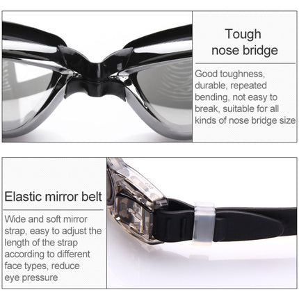 High-definition Waterproof Fogproof Swimming Goggles with Swimming Cap, Swimming Goggles with Cap (Black), Swimming Goggles with Cap (Black Plating), Swimming Goggles with Cap (Pink), Swimming Goggles with Cap (Blue), Swimming Goggles with Cap (Silver)