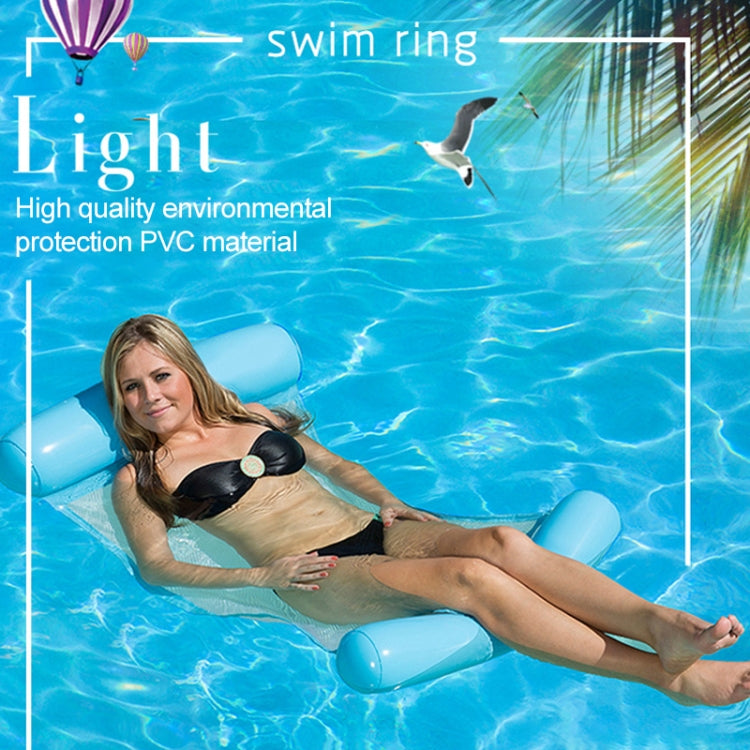 Foldable Double-purpose Backrest Float Hammock with Net, Size: 130x73cm, Size: 130x73cm (Pink), Size: 130x73cm (Blue), Size: 130x73cm (Red), Size: 130x73cm (Sapphire Blue), Size: 130x73cm (Yellow), Size: 130x73cm (Orange)