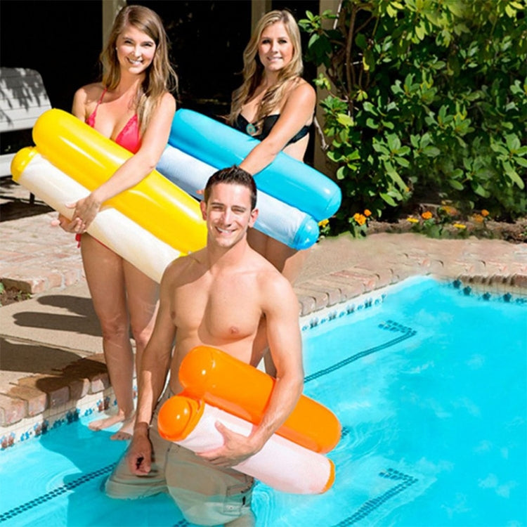 Foldable Double-purpose Backrest Float Hammock with Net, Size: 130x73cm, Size: 130x73cm (Pink), Size: 130x73cm (Blue), Size: 130x73cm (Red), Size: 130x73cm (Sapphire Blue), Size: 130x73cm (Yellow), Size: 130x73cm (Orange)