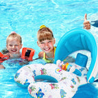 Beige Marine Fish Pattern / WS3528C