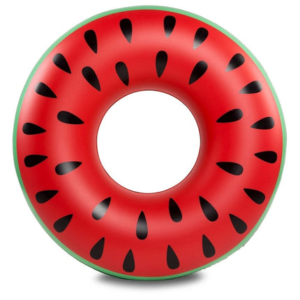 Inflatable Watermelon Shaped Swimming Ring, Inflated Size: 114 x 114cm, Watermelon Ring