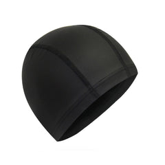 Adult Waterproof PU Coating Stretchy Swimming Cap Keep Long Hair Dry Ear Protection Swim Cap, PU Swim Cap (Black), PU Swim Cap (Blue), PU Swim Cap (Silver), PU Swim Cap (Baby Blue), PU Swim Cap (Pink)