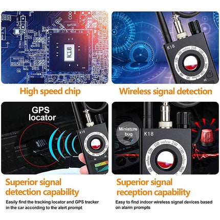 K18 Anti-sneak Sneak Shot Wireless GPS Detector Wireless Signal Detector