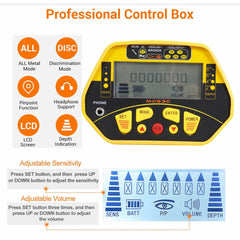 MD930 High Sensitivity and Accurate Positioning Underground Metal Detector with Backlight, MD930