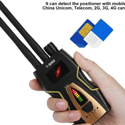 T-8000 RF Signal Detector GSM Audio Finder GPS Scan Detector