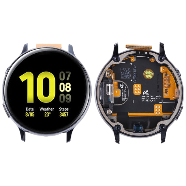 LCD Screen and Digitizer Full Assembly With Frame for Samsung Galaxy Active2 SM-R820, For Samsung Galaxy Active2 SM-R820/R825