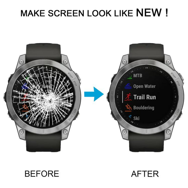 For Garmin Fenix 7 Original LCD Screen Digitizer Full Assembly With Frame