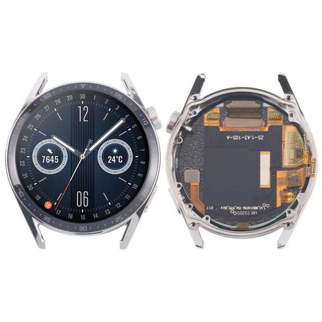 For Huawei Watch GT 3 46mm JPT-B19 Dual Cable LCD Screen Digitizer Full Assembly with Frame, For Huawei Watch GT 3 46mm(Dual Cable)