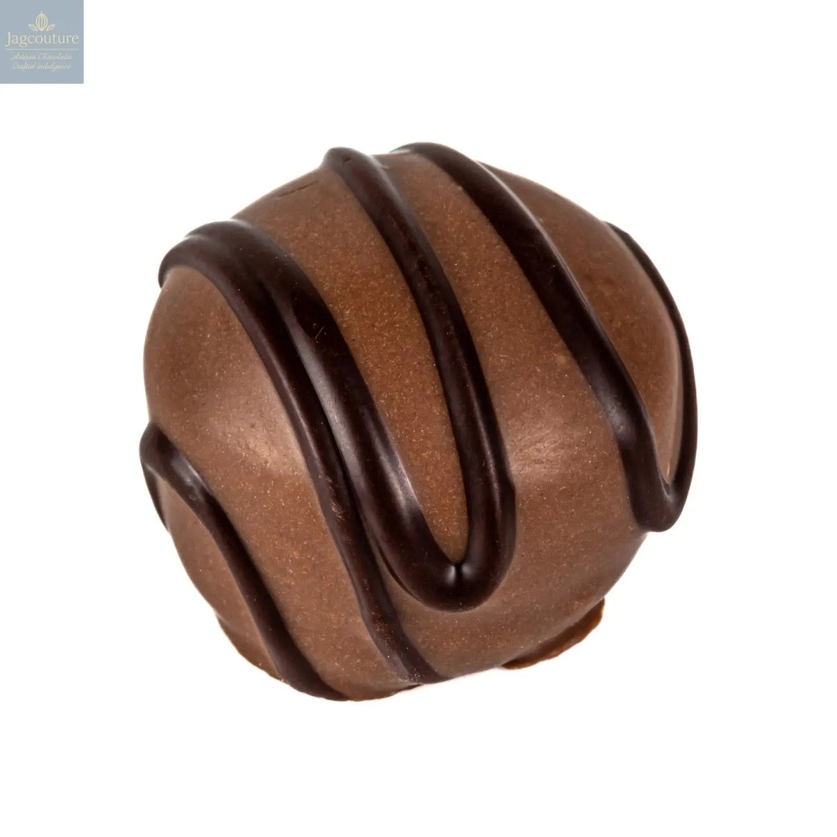 Walnut Whirl - light chocolate mousse with walnut in milk chocolate with dark stripe 17g