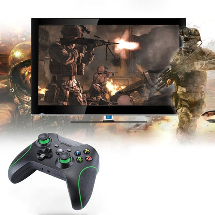 Wired USB Game Controller Gamepad for XBOX ONE Console / PC / Laptop, Cable Length: About 2.1m, HSY-008 (Black), HSY-008