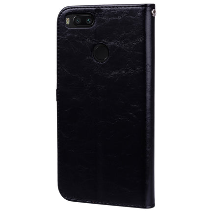For Xiaomi  Mi A1 & 5X Business Style Oil Wax Texture Horizontal Flip Leather Case with Holder & Card Slots & Wallet & Lanyard, For Xiaomi Mi A1 & 5X, For Xiaomi Mi A1