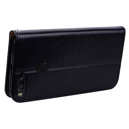 For Xiaomi  Mi A1 & 5X Business Style Oil Wax Texture Horizontal Flip Leather Case with Holder & Card Slots & Wallet & Lanyard, For Xiaomi Mi A1 & 5X, For Xiaomi Mi A1