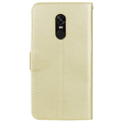 For Xiaomi Redmi Note 4X Roses Pressed Flowers Pattern Flip Leather Case with Holder & Card Slots & Wallet