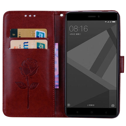For Xiaomi Redmi Note 4X Roses Pressed Flowers Pattern Flip Leather Case with Holder & Card Slots & Wallet, For Xiaomi Redmi Note 4X
