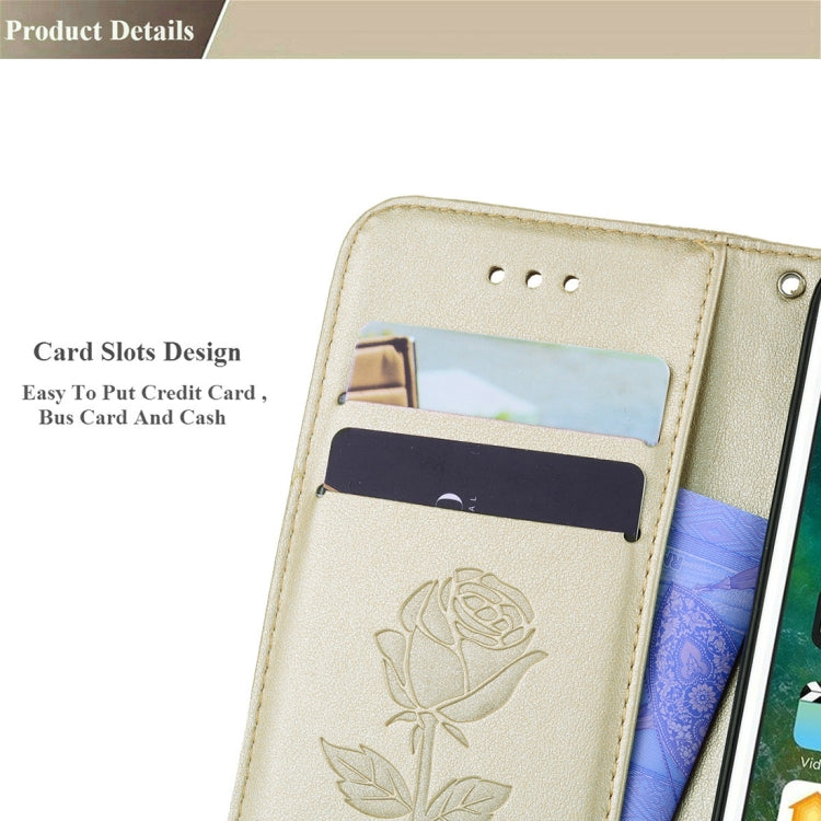 For Xiaomi Redmi Note 4X Roses Pressed Flowers Pattern Flip Leather Case with Holder & Card Slots & Wallet