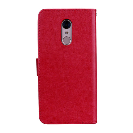 For Xiaomi Redmi 5 Plus Rose Embossed Horizontal Flip Environmental PU Leather Case with Holder & Card Slots & Wallet, For Xiaomi Redmi 5 Plus