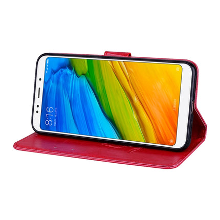 For Xiaomi Redmi 5 Plus Rose Embossed Horizontal Flip Environmental PU Leather Case with Holder & Card Slots & Wallet, For Xiaomi Redmi 5 Plus