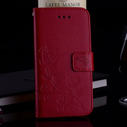 For Xiaomi Redmi 5 Plus Rose Embossed Horizontal Flip Environmental PU Leather Case with Holder & Card Slots & Wallet, For Xiaomi Redmi 5 Plus