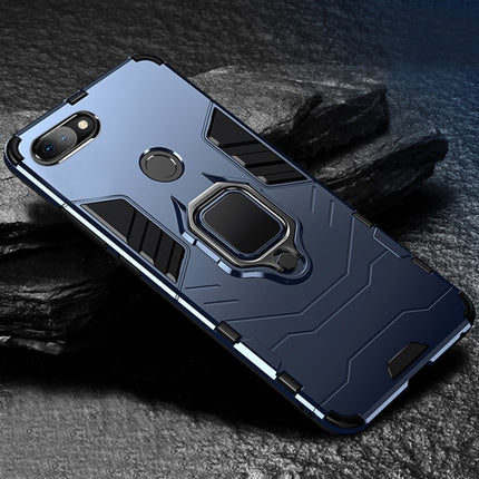 PC + TPU Shockproof Protective Case with Magnetic Ring Holder for Xiaomi Mi 8 Lite, For Xiaomi Mi 8 Lite