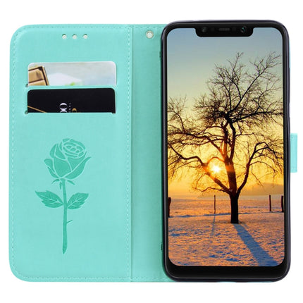 Rose Embossed Horizontal Flip PU Leather Case for Xiaomi Pocophone F1 , with Holder & Card Slots & Wallet, For Xiaomi Poco F1