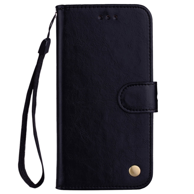 Business Style Oil Wax Texture Horizontal Flip Leather Case for Xiaomi Pocophone F1 , with Holder & Card Slots & Wallet