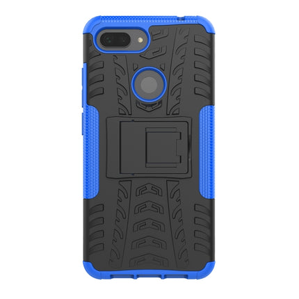Shockproof  PC + TPU Tire Pattern Case for Xiaomi Mi 8 Lite, with Holder, For Xiaomi Mi 8 Lite