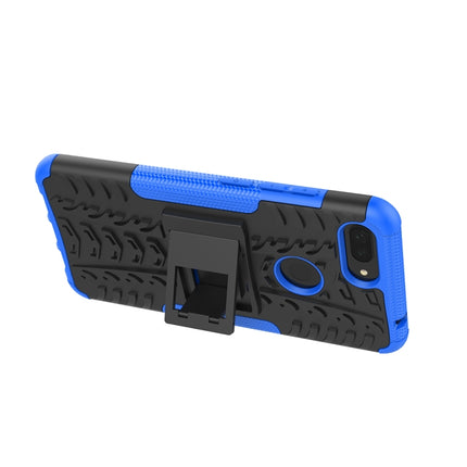 Shockproof  PC + TPU Tire Pattern Case for Xiaomi Mi 8 Lite, with Holder, For Xiaomi Mi 8 Lite