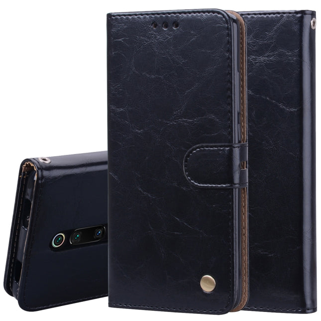 Business Style Oil Wax Texture Horizontal Flip Leather Case for Xiaomi Redmi K20 / K20 Pro, with Holder & Card Slots & Wallet