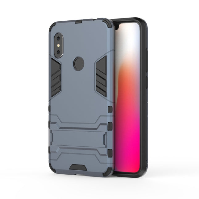 Shockproof PC + TPU  Case for Xiaomi Redmi Note 6, with Holder, Xiaomi Redmi Note 6