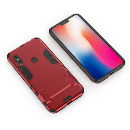 Shockproof PC + TPU  Case for Xiaomi Redmi Note 6, with Holder, Xiaomi Redmi Note 6